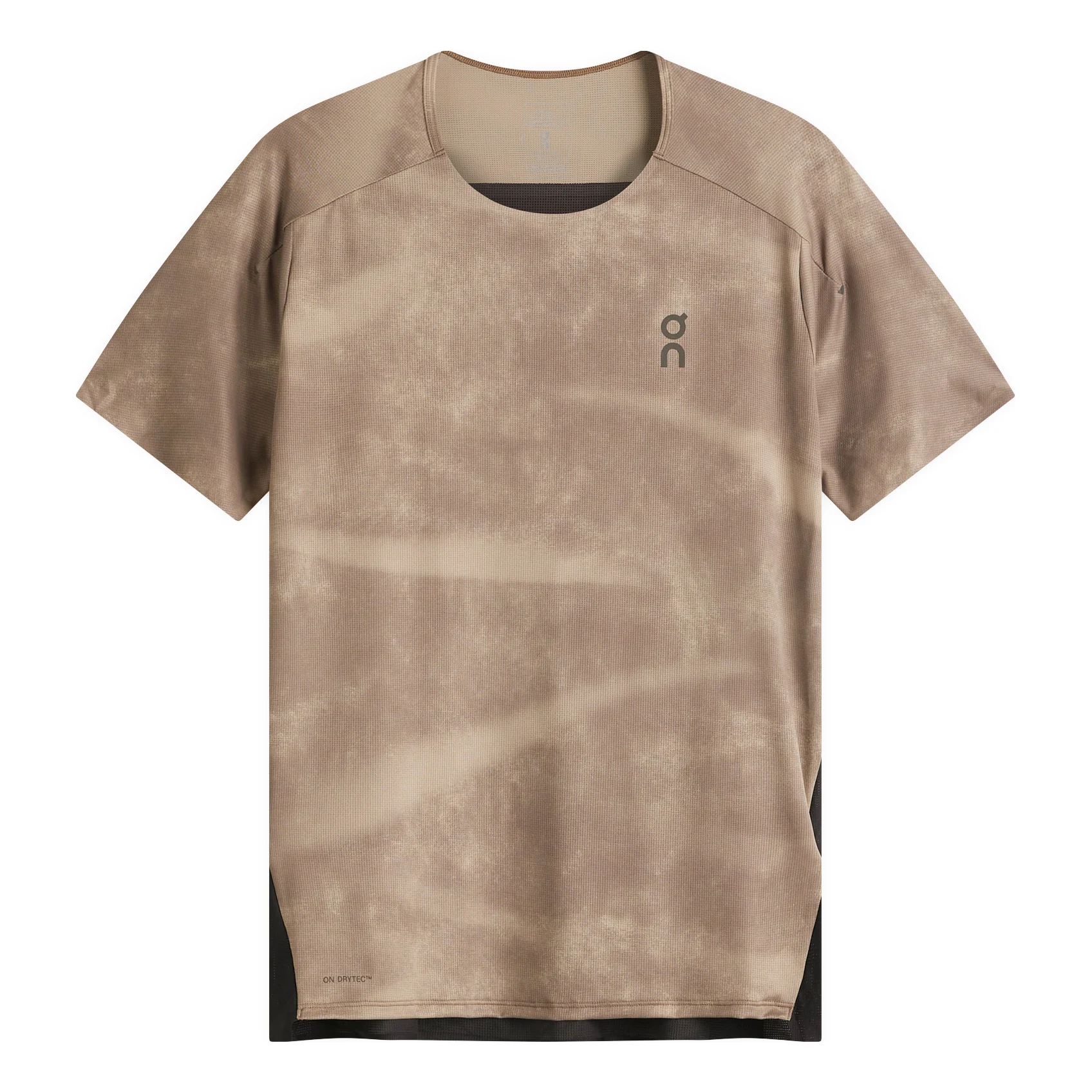 On Running Performance T-Shirt AOP 'Cinder Black' 1MF10272986