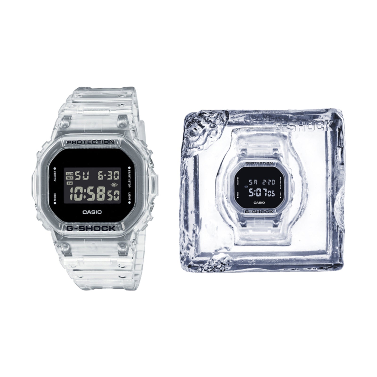 CASIO G-Shock Square 'White' DW-5600SKE-7A