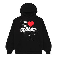 SP5DER I Heart SP5 Souvenir Hoodie 'Black' SP5D0124
