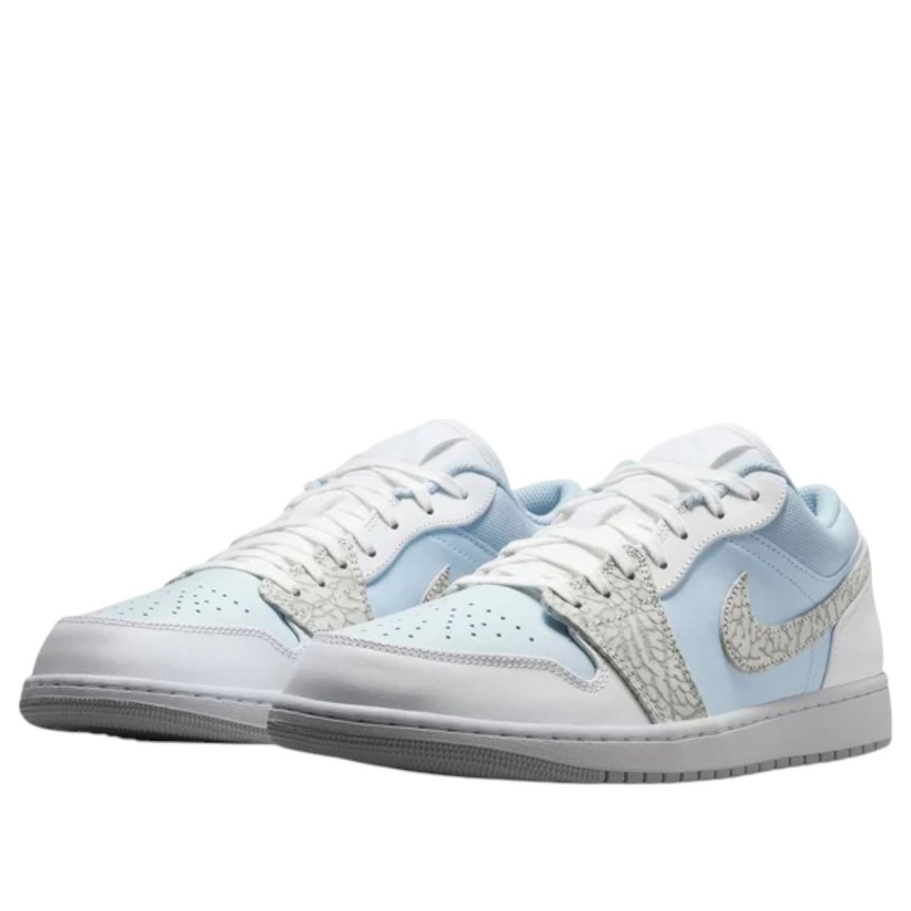 Air Jordan 1 Low SE 'Blue Tint Elephant Print' IB7692-400