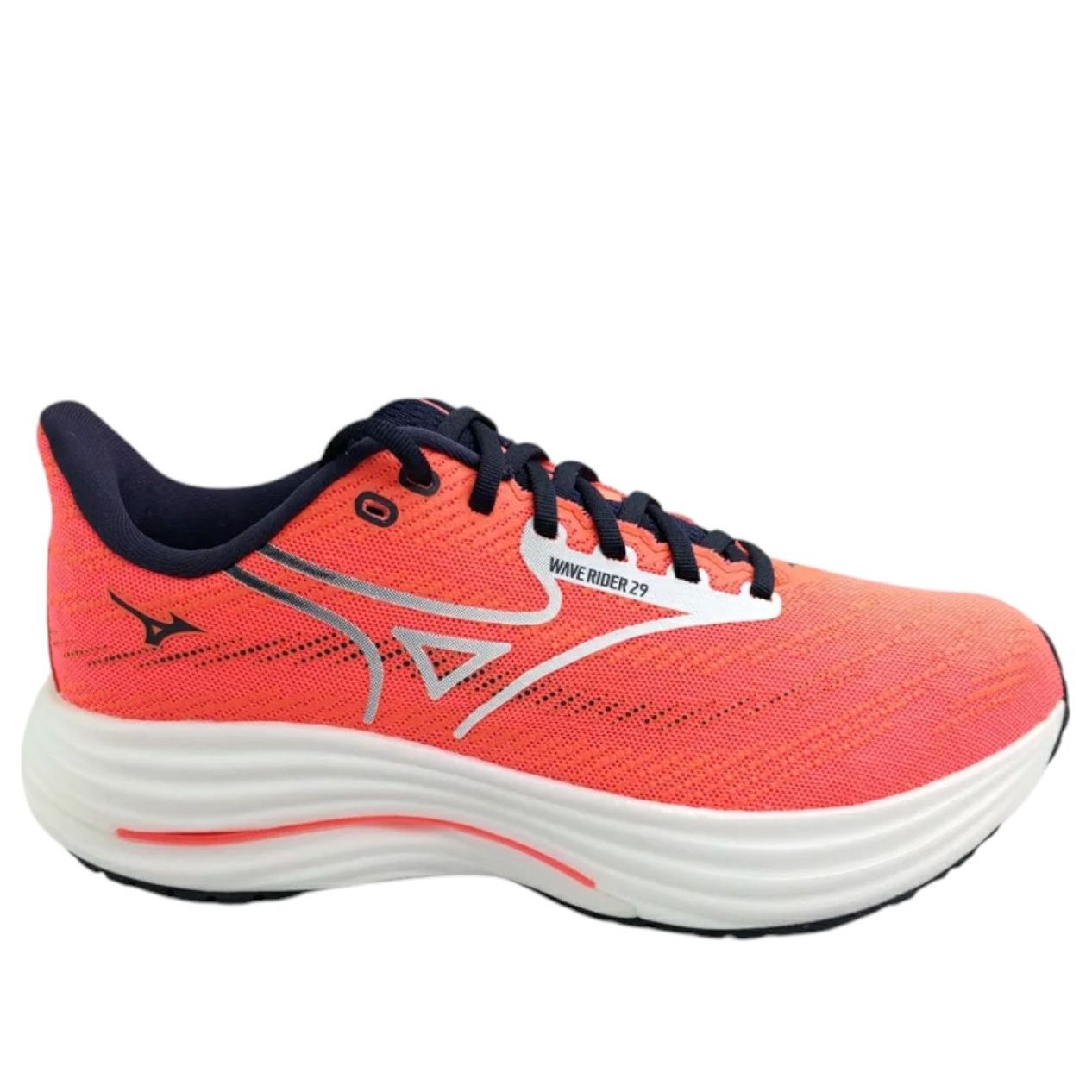 Mizuno Wave Rider 29 Super Wide 'Red Navy' J1GC250412
