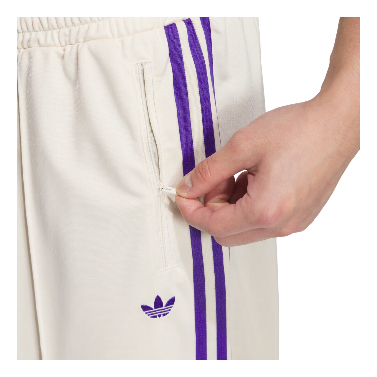 adidas Track Pants Asia Sizing 'Wonder White Energy Ink' JD5265