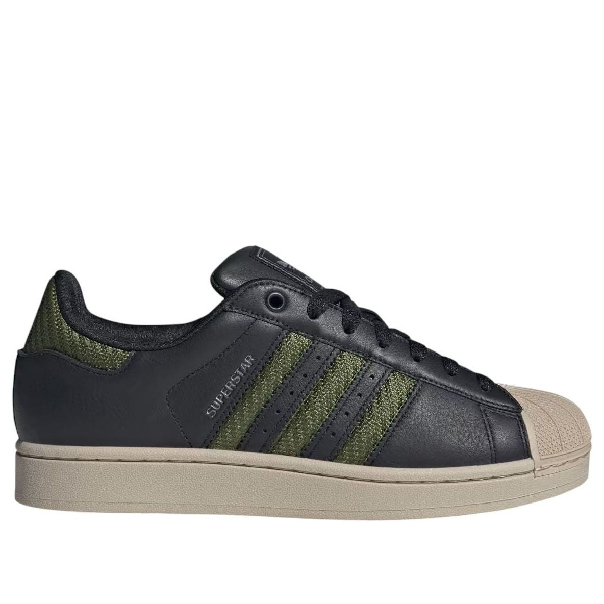 adidas Superstar II 'Black Tech Olive Wonder Beige' JQ3182