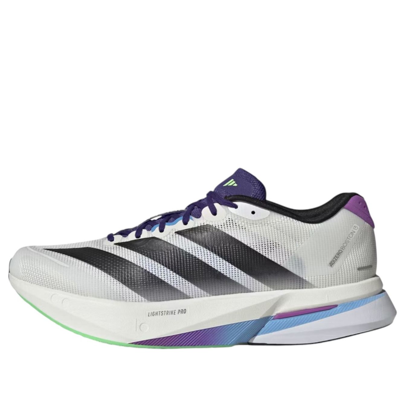 adidas Adizero Boston 13 'White Black Lime Burst' JS4946