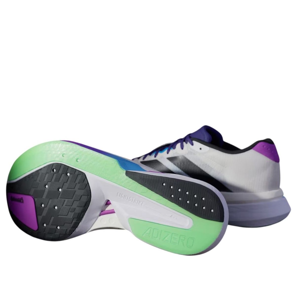 adidas Adizero Boston 13 'White Black Lime Burst' JS4946