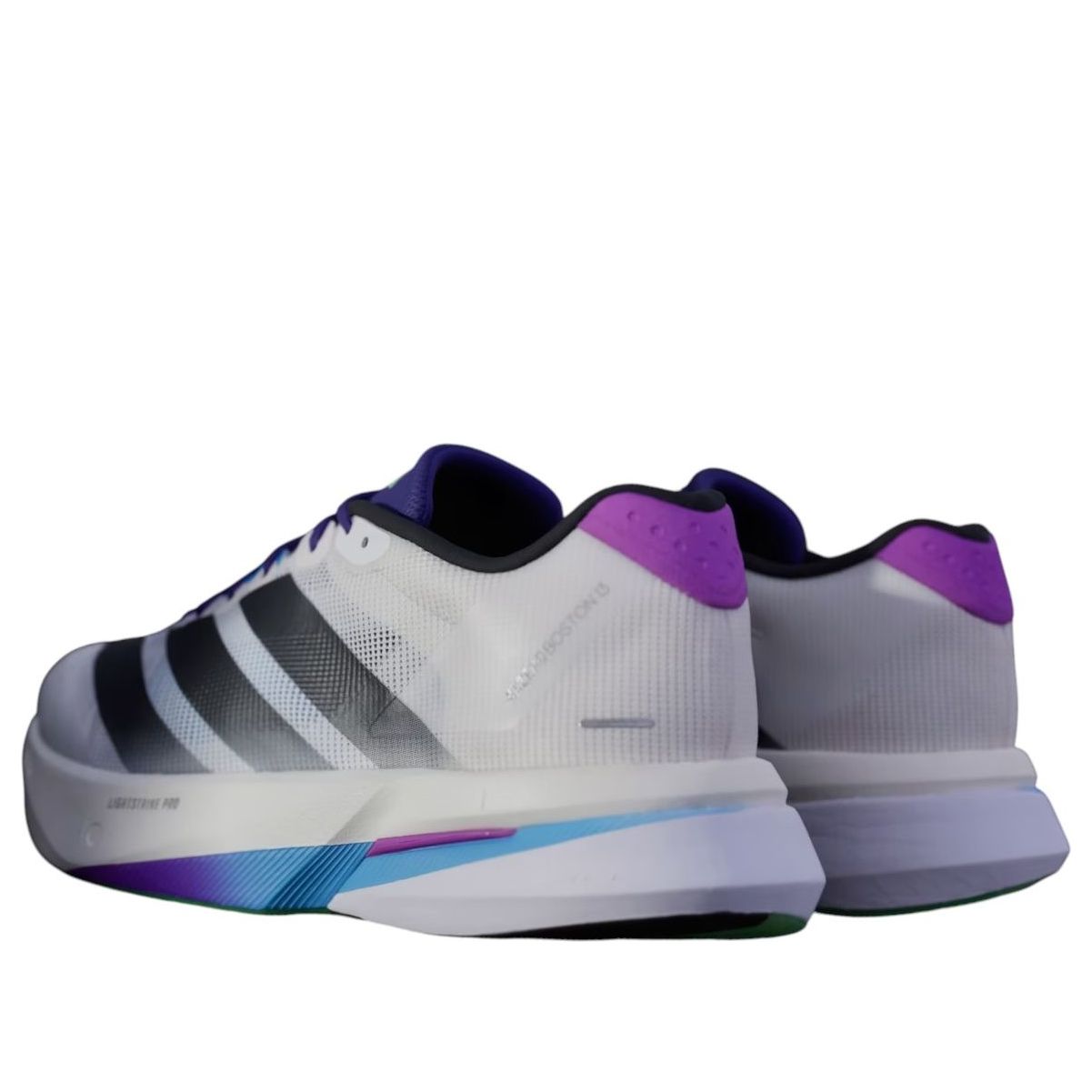 adidas Adizero Boston 13 'White Black Lime Burst' JS4946