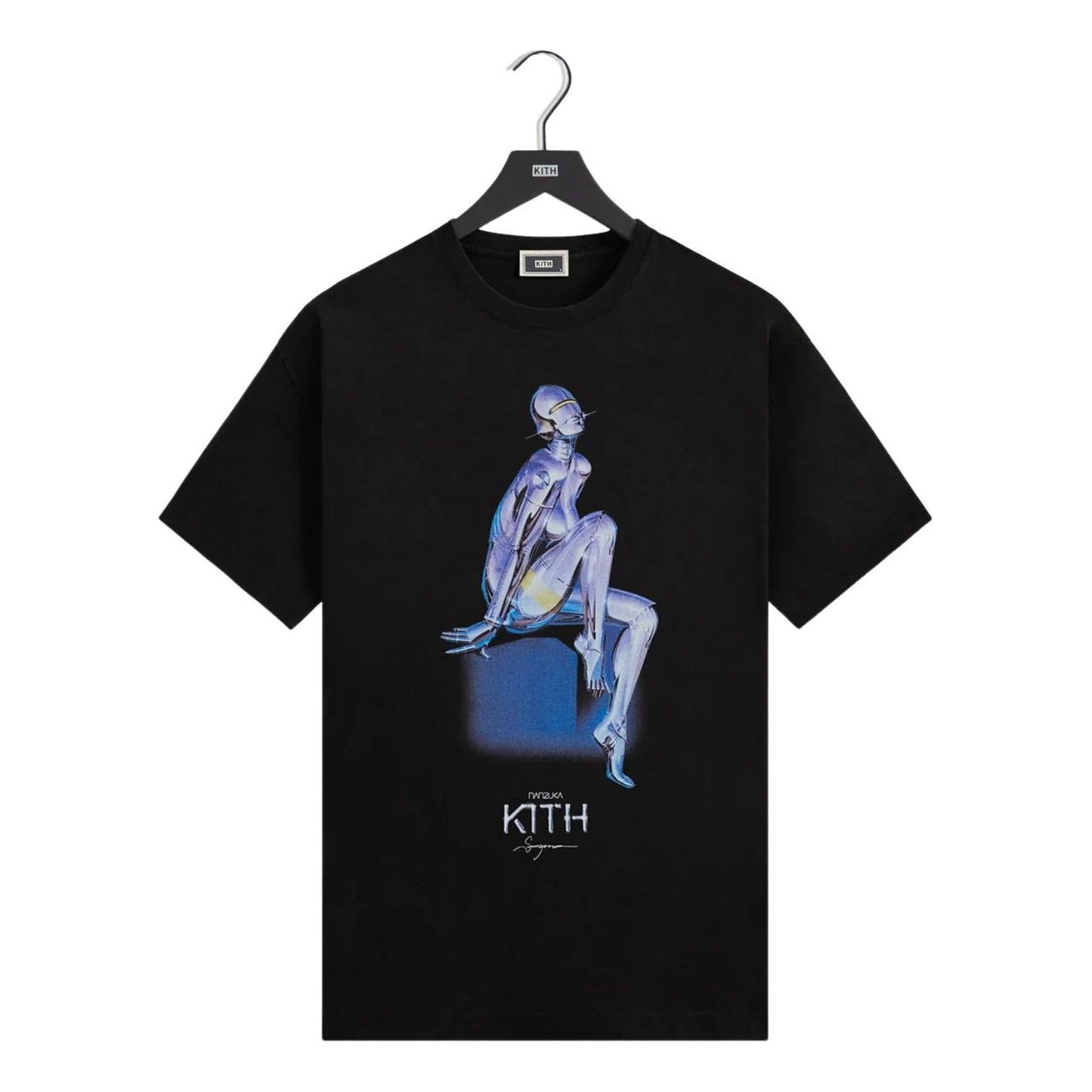 KITH For Nanzuka Gallery Sorayama Model A Stitch T-Shirt 'Black' KHM034450-001