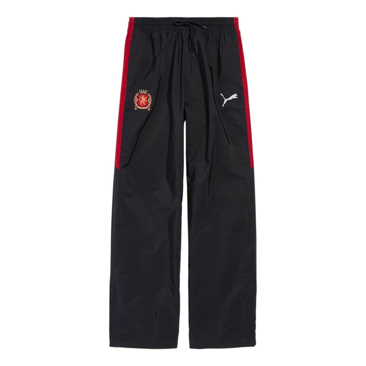 Balenciaga x Puma Large Tracksuit Pants 'Black Red' 850702TPQ381000