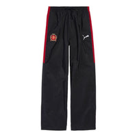 Balenciaga x Puma Large Tracksuit Pants 'Black Red' 850702TPQ381000