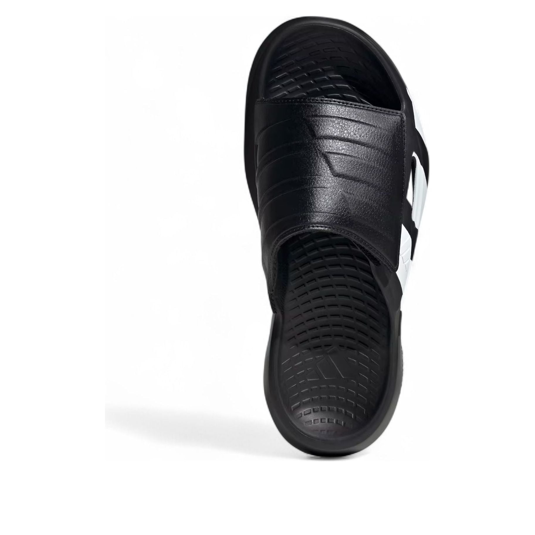 adidas Lightblaze Slides Asia Sizing 'Black White' JR1253
