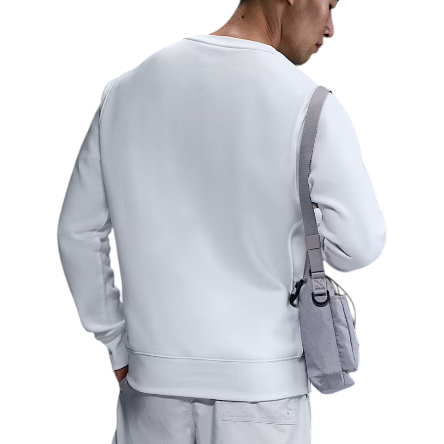 Nike Club Fleece Crew 'White Black' FN3886-100