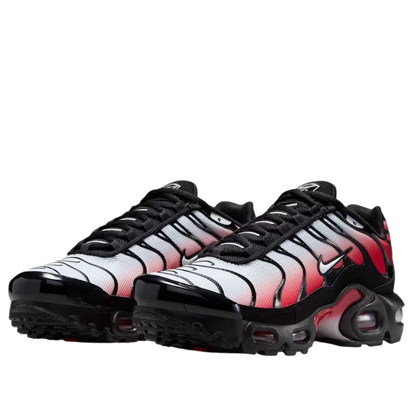 (GS) Nike Air Max Plus 'Pure Platinum University Red Black' CD0609-036