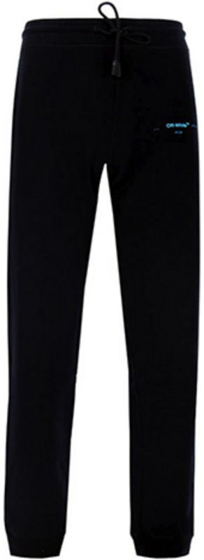 Off-White Logo Print Cotton Jersey Jogging Bottoms OMCH008F18192032