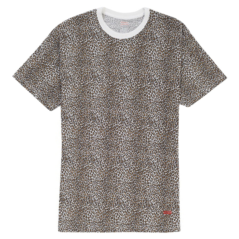 Supreme Hanes Leopard Tagless Tees (2 Pack) Leopard SP-SS19A9-LE