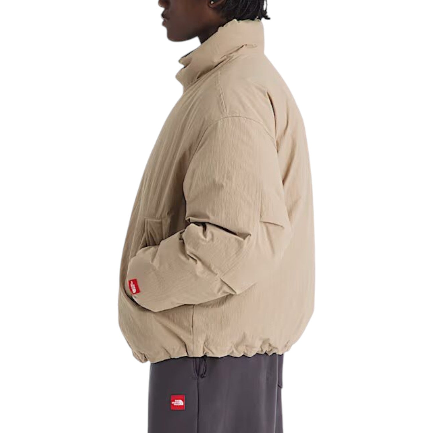 The North Face Red Box Down Jacket 'Mushroom Grey' NF0A8EGBBOX
