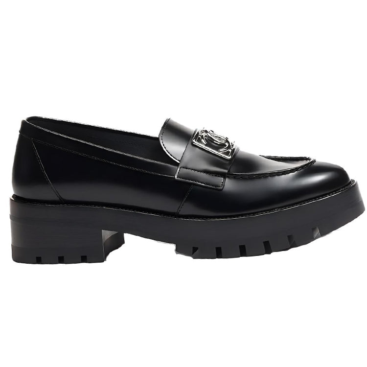 CHANEL Loafers Women's Black