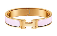HERMES Clic Bangles Women's Pink