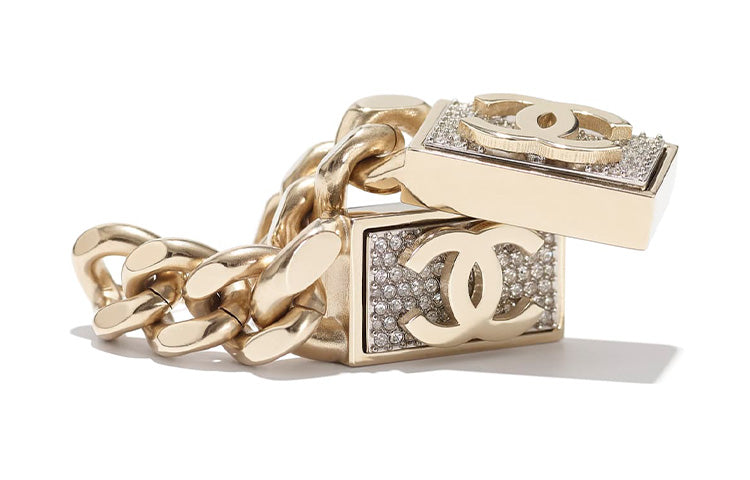 CHANEL Earrings Women's Gold