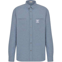 DIOR Shirts Men Blue