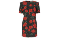 SAINT LAURENT Short-Sleeved Dresses Women's Black