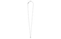 SAINT LAURENT 18K Gray Gold Necklaces Women's Silver