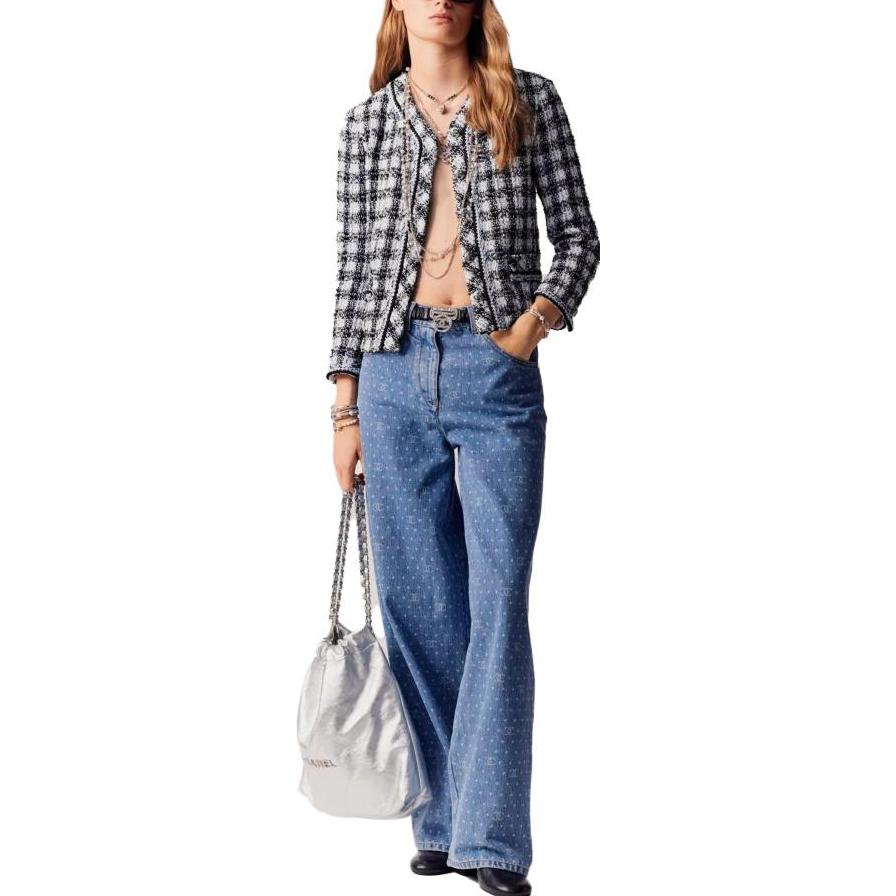 CHANEL SS23 Jackets & Coats Women's Black White