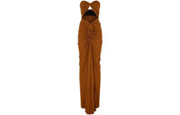 SAINT LAURENT Cut-Out Strapless Maxi Dress