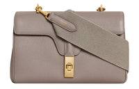 CELINE 16 Soft Grained Calfskin Handbag Shoulder Bag Crossbody Bag Women's Gray