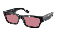 PRADA Eyewear Tortoiseshell Rectangle frame Sunglasses
