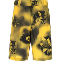 PRADA All Over Graphic Printed Bermuda Shorts