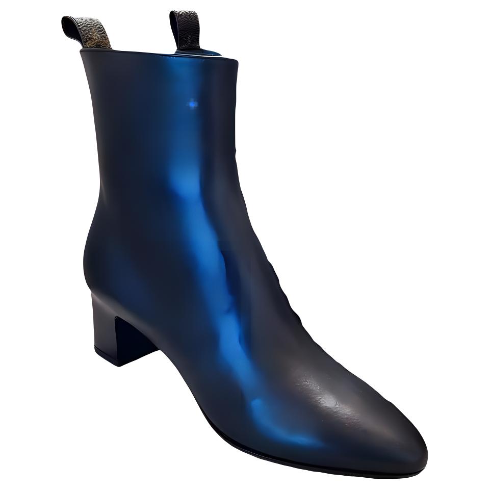 LOUIS VUITTON Ankle Boots Women's Black