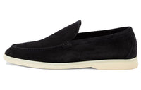 Loro Piana Summer Walk Loafers Men's Black