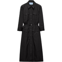 PRADA Long Sleeved Dress Women's Black