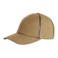 Loro Piana Cotton Baseball Caps Men's Brown