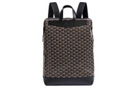 GOYARD Cisalpin Canvas Leather Backpack Unisex Black