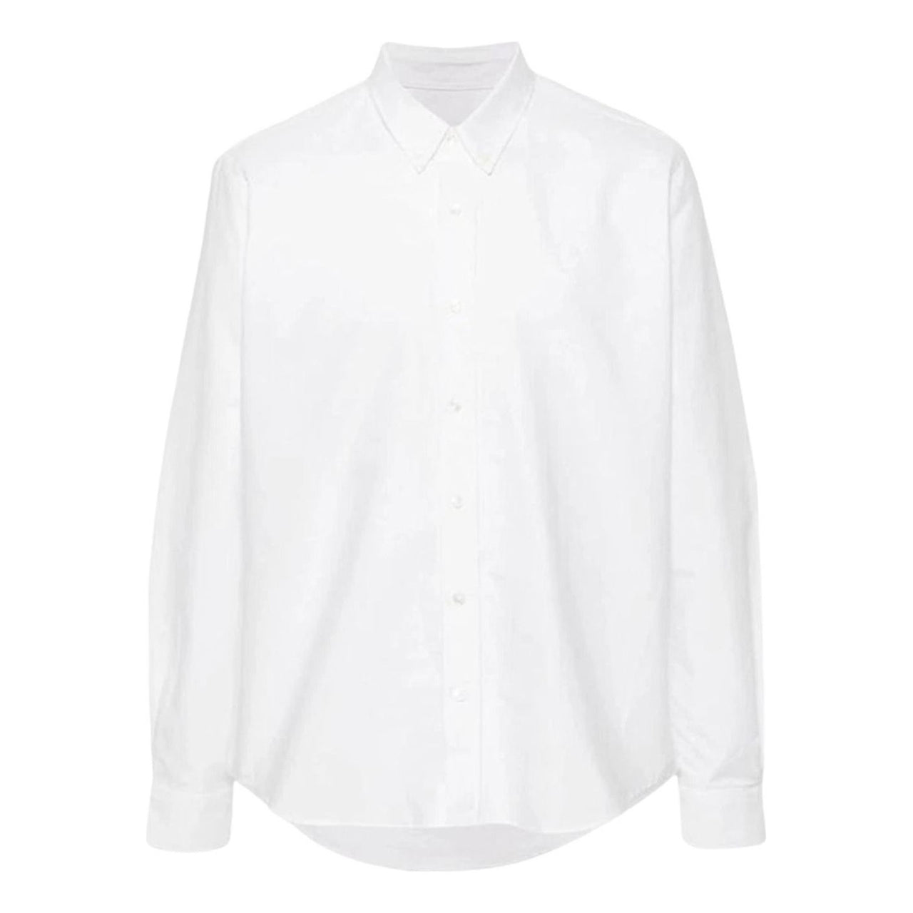 AMI Tone-on-Tone Heart Logo Alexandre Mattiussi Shirt 'Natural White' USH060-CO0031-168