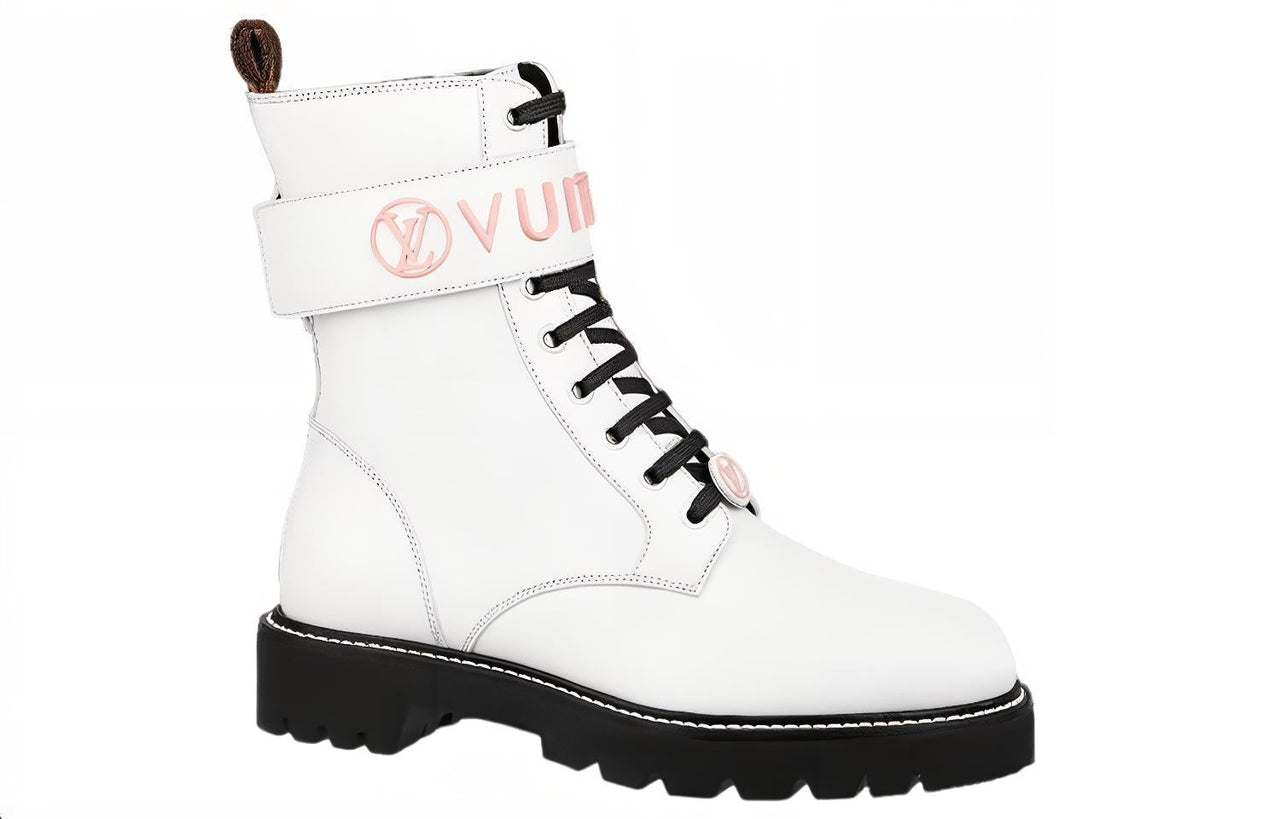 LOUIS VUITTON Territory Boots 'White' Women's