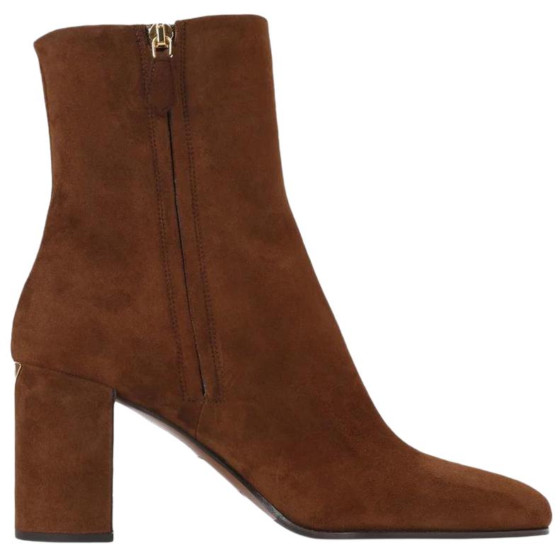 PRADA Ankle Boots 8.5cm Women's Brown