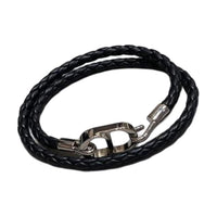 DIOR Calfskin Bracelets Men's Black