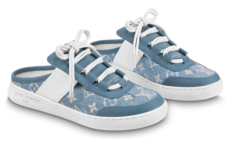 LOUIS VUITTON Lous Stylish Sandals Women's Blue