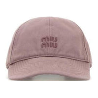MIU MIU Logo Embroidered Baseball Cap