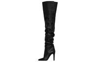 SAINT LAURENT Jane Press Stud Boots Women's
