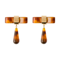 PRADA   Earrings Women's Tortoiseshell