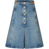 LOUIS VUITTON FW24 Denim Short Skirts Women's Blue