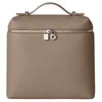 Loro Piana Calfskin Backpack Women's Warm Milk Scented