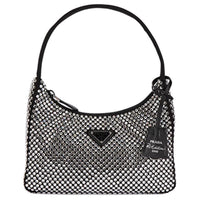 PRADA Glass Handbag Women's Crystal