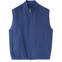 Loro Piana SS24 Vest Men's Sea Blue