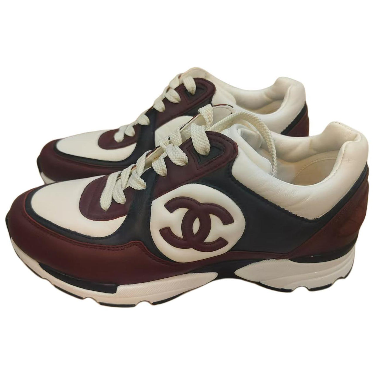 CHANEL Sneaker 'Brown White Black' Women's