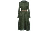 PRADA Long-Sleeved Dresses Women's Green