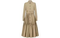DIOR Long-Sleeved Dresses Women's Khaki